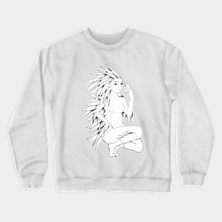 Spikey Selfie Crewneck Sweatshirt